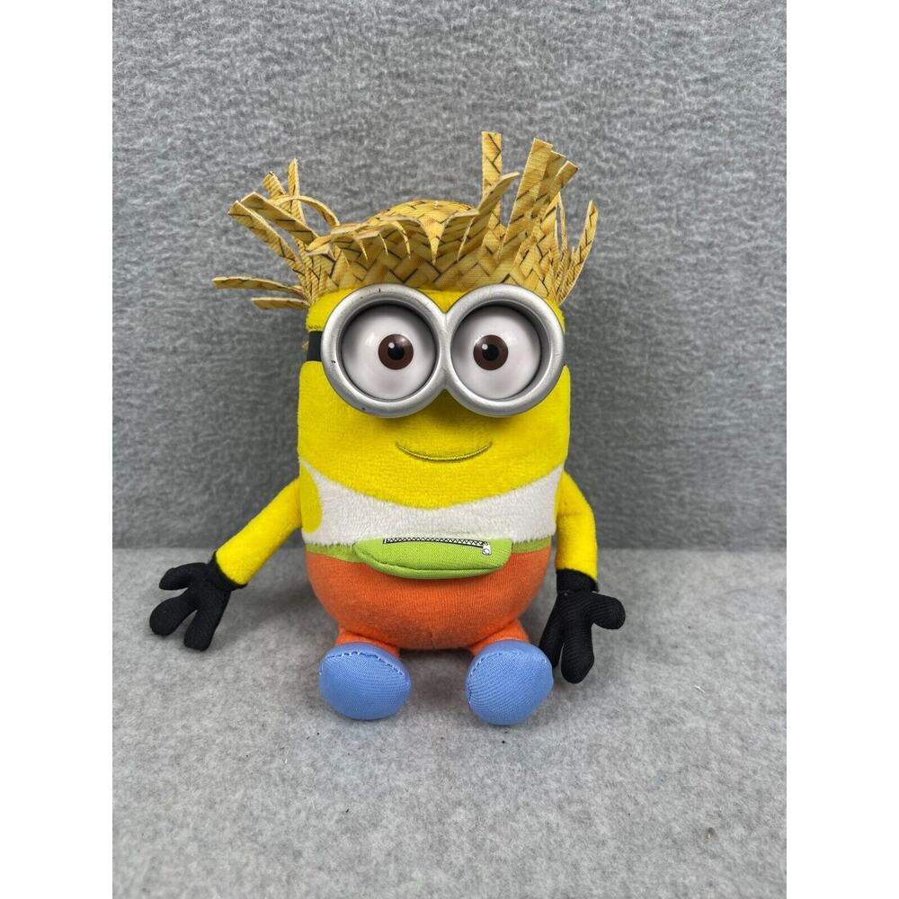 TY Beanie Despicable Me 3 Minion Tourist Dave Plush Stuffed Toy 8”